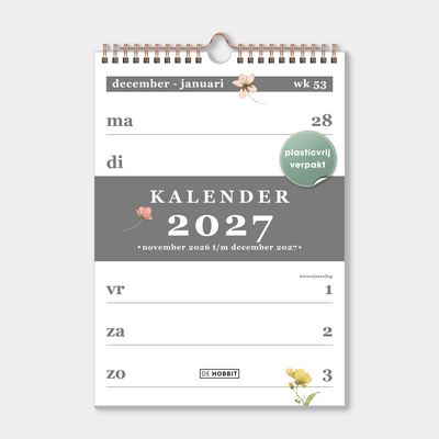 SPIRAALKALENDER 2027 A4 D3