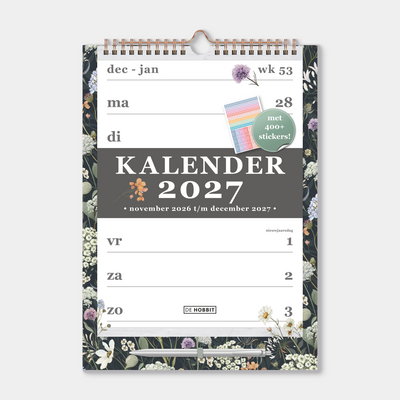 SPIRAALKALENDER 2027 A4 D4