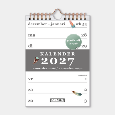 SPIRAALKALENDER 2027 A5 VEERTJES