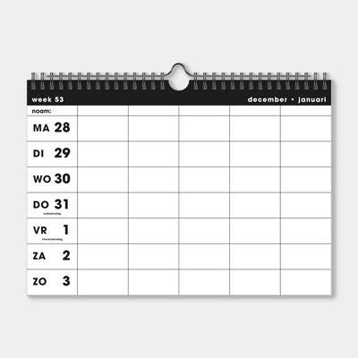 FAMILIEPLANNER 2027 A4 BASIC