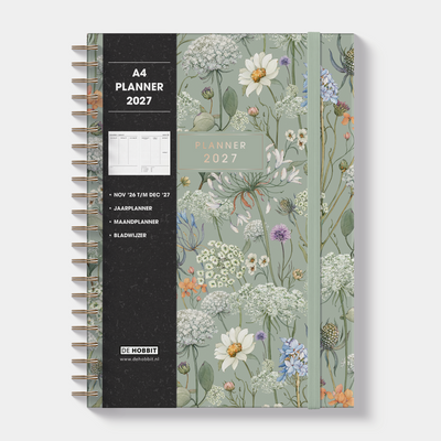 PLANNER 2027 A4 WEIDEBLOEMEN