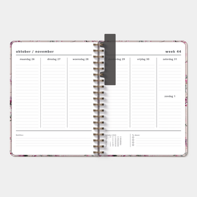 WEEKPLANNER 2027 ±A4 KERSENBLOESEM
