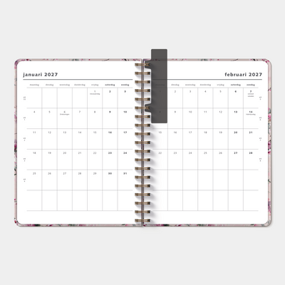 WEEKPLANNER 2027 ±A4 KERSENBLOESEM
