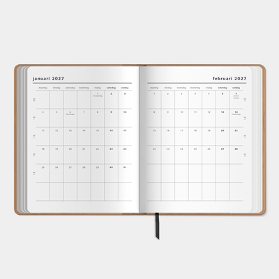WEEKPLANNER 2027 ±A4 WASHED KRAFT