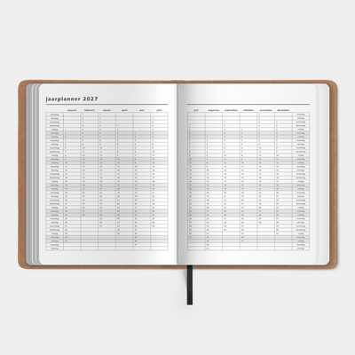 WEEKPLANNER 2027 ±A4 FLEX WASHED KRAFT