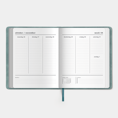 WEEKPLANNER 2027 ±A4 FLEX SUEDELOOK