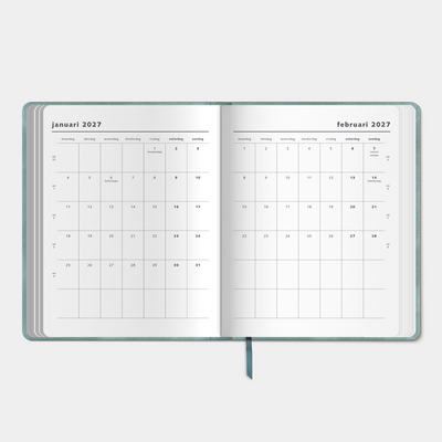 WEEKPLANNER 2027 ±A4 SUEDELOOK