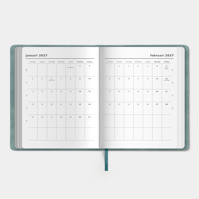 WEEKPLANNER 2027 ±A4 FLEX SUEDELOOK