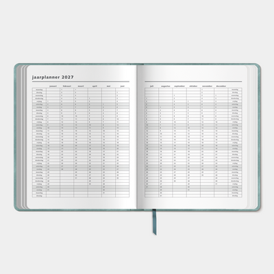 WEEKPLANNER 2027 ±A4 SUEDELOOK
