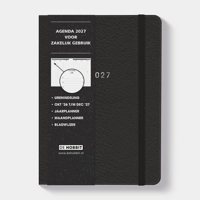 AFSPRAKENAGENDA ZAKELIJK 2027 A5 FLEXCOVER LEDERLOOK
