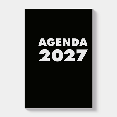 GROOTLETTER AGENDA 2027 A6 ZWART
