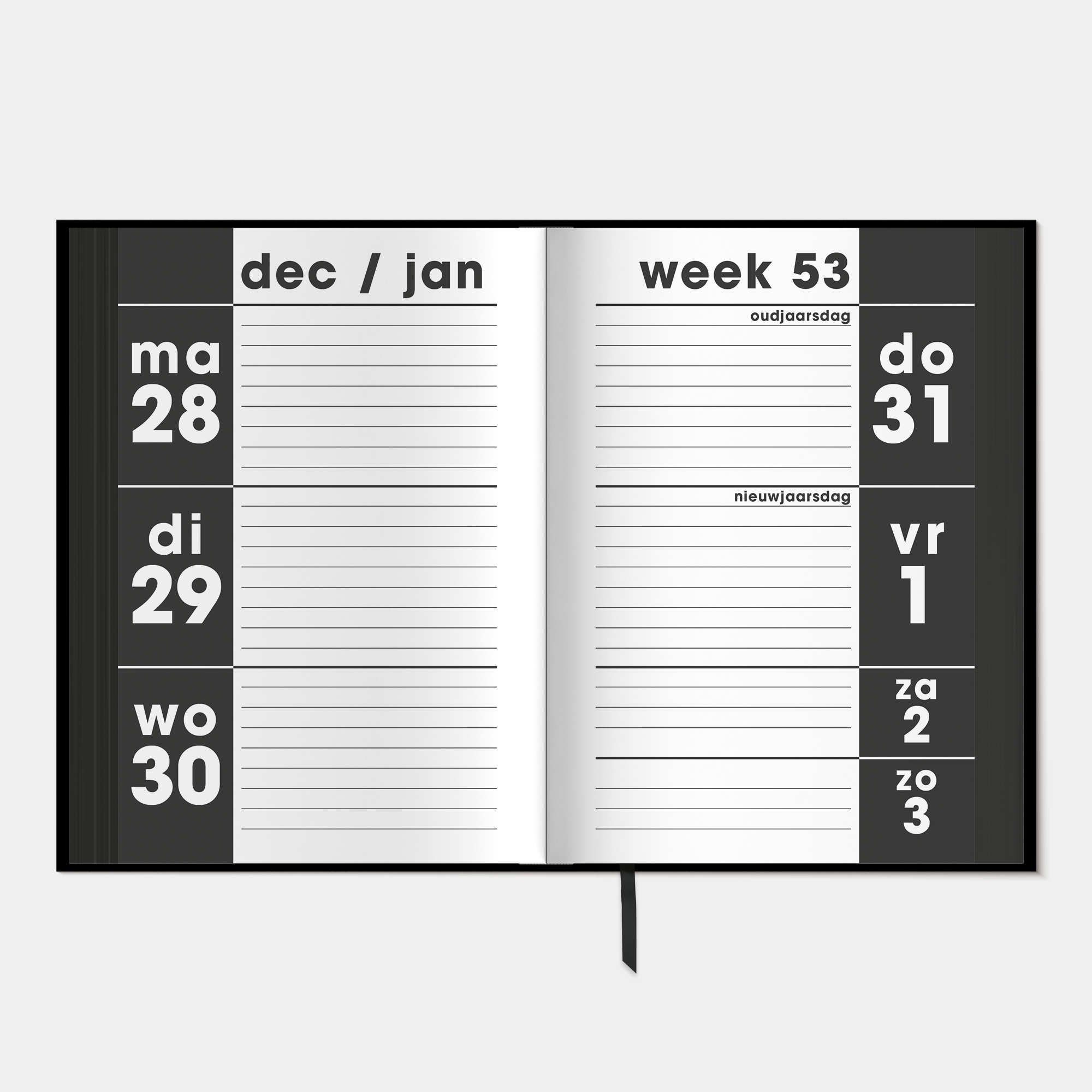 GROOTLETTER AGENDA 2027 A6 ZWART