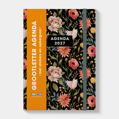 GROOTLETTER AGENDA 2027 A4 KLASSIEKE BLOEMEN