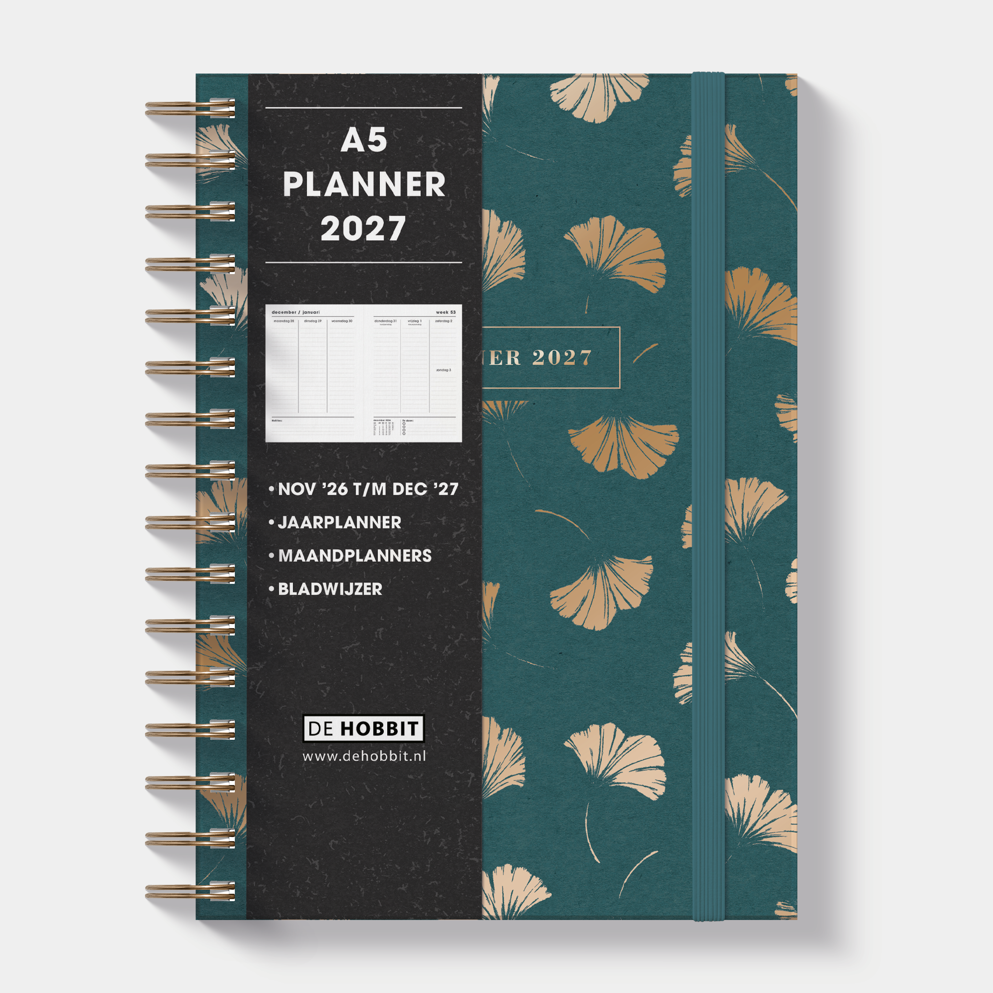 PLANNER 2027 A5 GINKGO GOUD