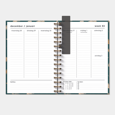 PLANNER 2027 A5 GINKGO GOUD