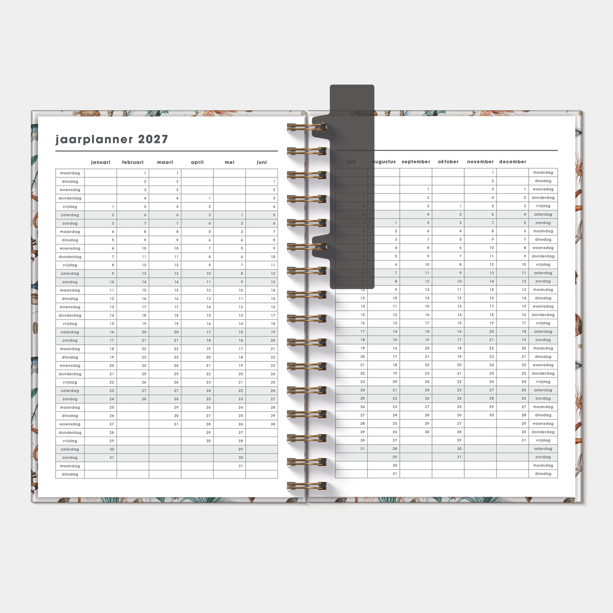 PLANNER 2027 A5 OCEAAN