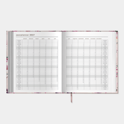 WEEKPLANNER LUXE 2027 A5+ KERSENBLOESEM