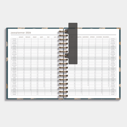 LUXE WEEKPLANNER 2026 A5+ GINKGO GOUD