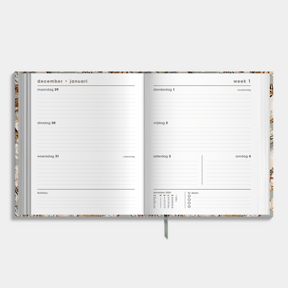 LUXE WEEKPLANNER 2026 A5+ TIJGERLELIE