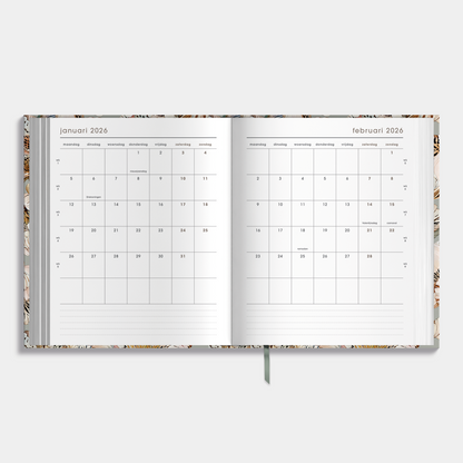 LUXE WEEKPLANNER 2026 A5+ TIJGERLELIE