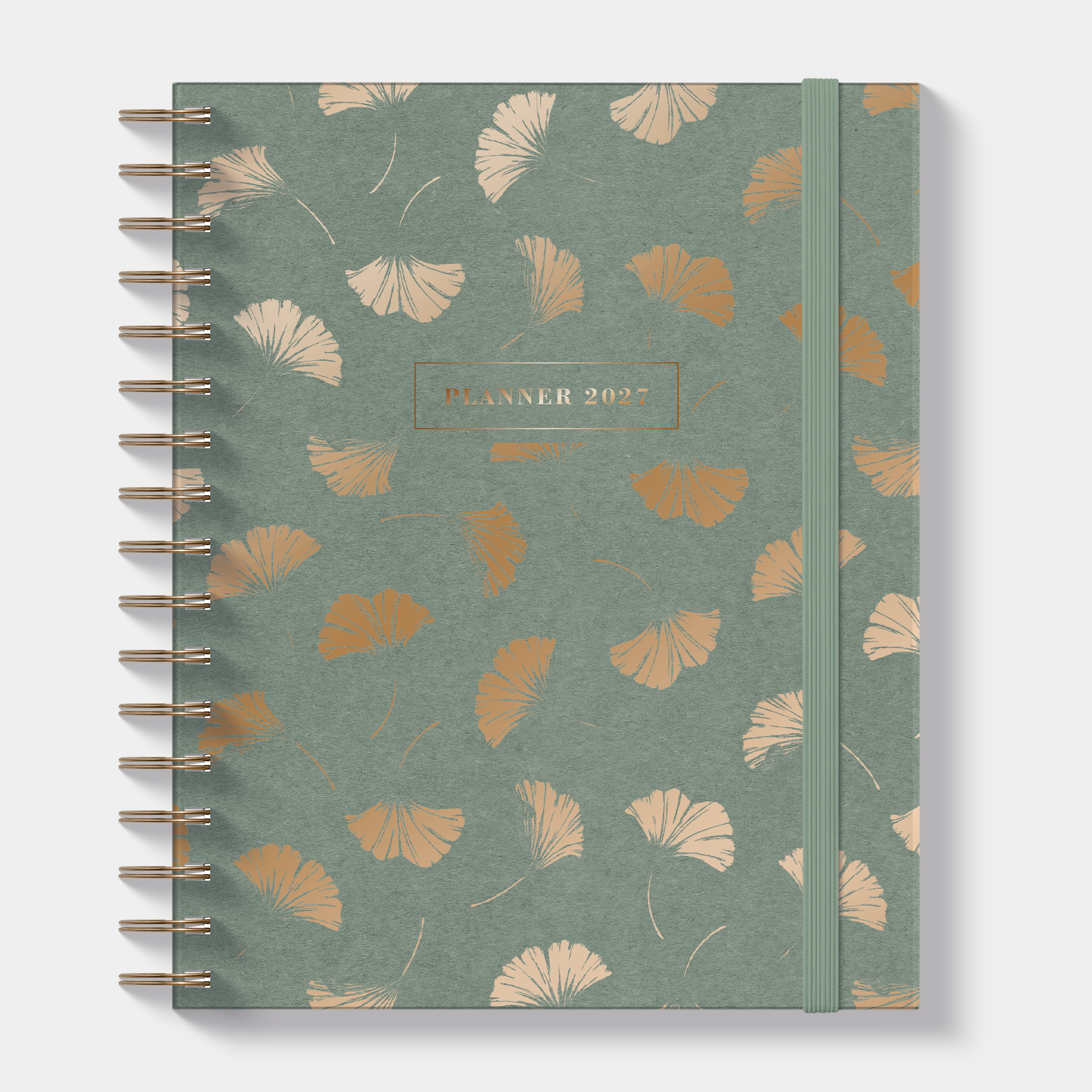 WEEKPLANNER LUXE 2027 A5+ GINGKO GOUD
