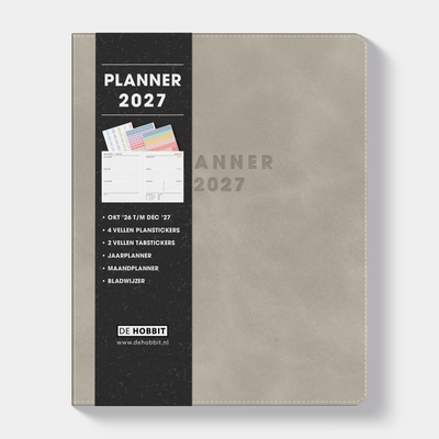 WEEKPLANNER LUXE 2027 A5+ FLEX SUEDE