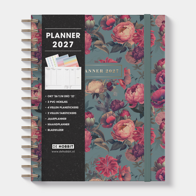 WEEKPLANNER LUXE 2027 A5+ KLASSIEKE ROZEN