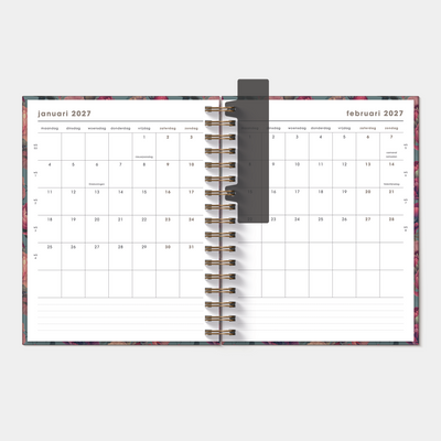 WEEKPLANNER LUXE 2027 A5+ KLASSIEKE ROZEN