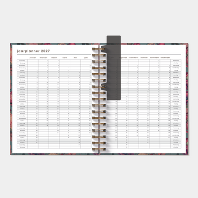 WEEKPLANNER LUXE 2027 A5+ KLASSIEKE ROZEN