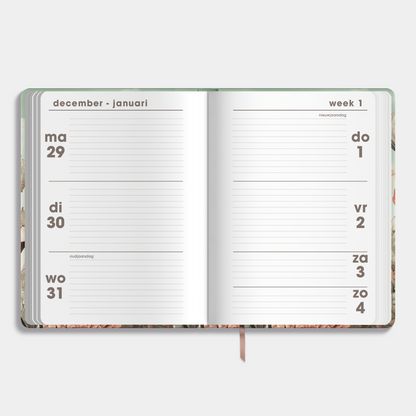 SOFT POCKET AGENDA 2026 A6 VELDBLOEMEN