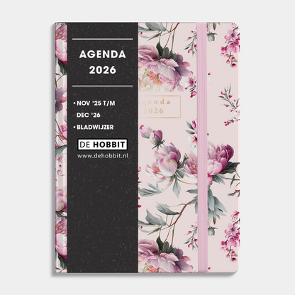 SOFT POCKET AGENDA 2026 A6 KERSENBLOESEM