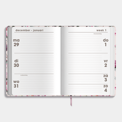 SOFT POCKET AGENDA 2026 A6 KERSENBLOESEM