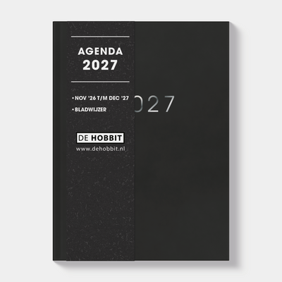 POCKET AGENDA 2027 A6 ZWART