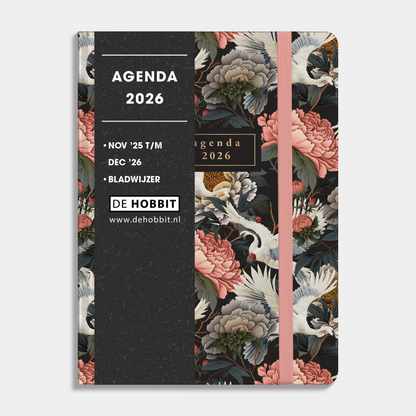SOFT POCKET AGENDA 2026 A6 KRAANVOGELS
