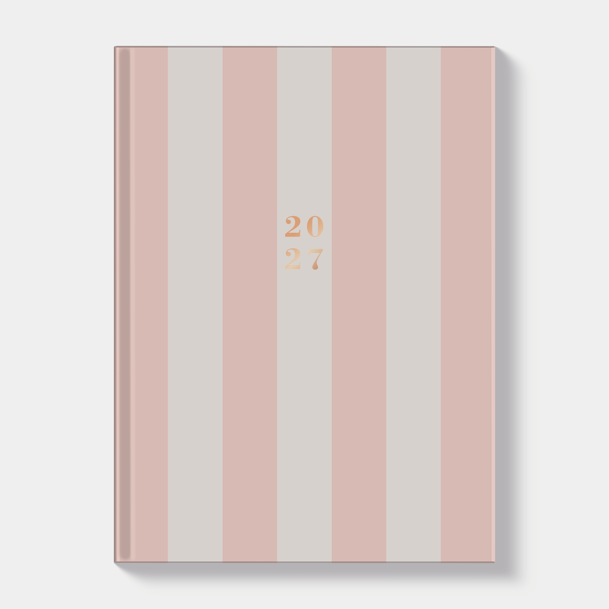 POCKET AGENDA 2027 A6 ZACHT ROZE