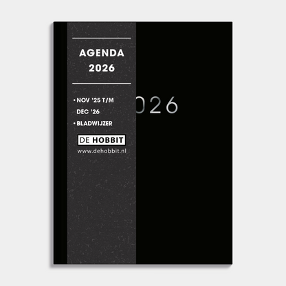 POCKET AGENDA 2026 A6 ZWART