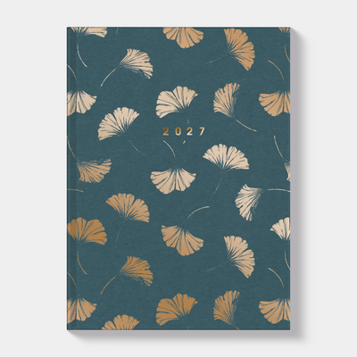 POCKET AGENDA 2027 A6 GINGKO GOUD