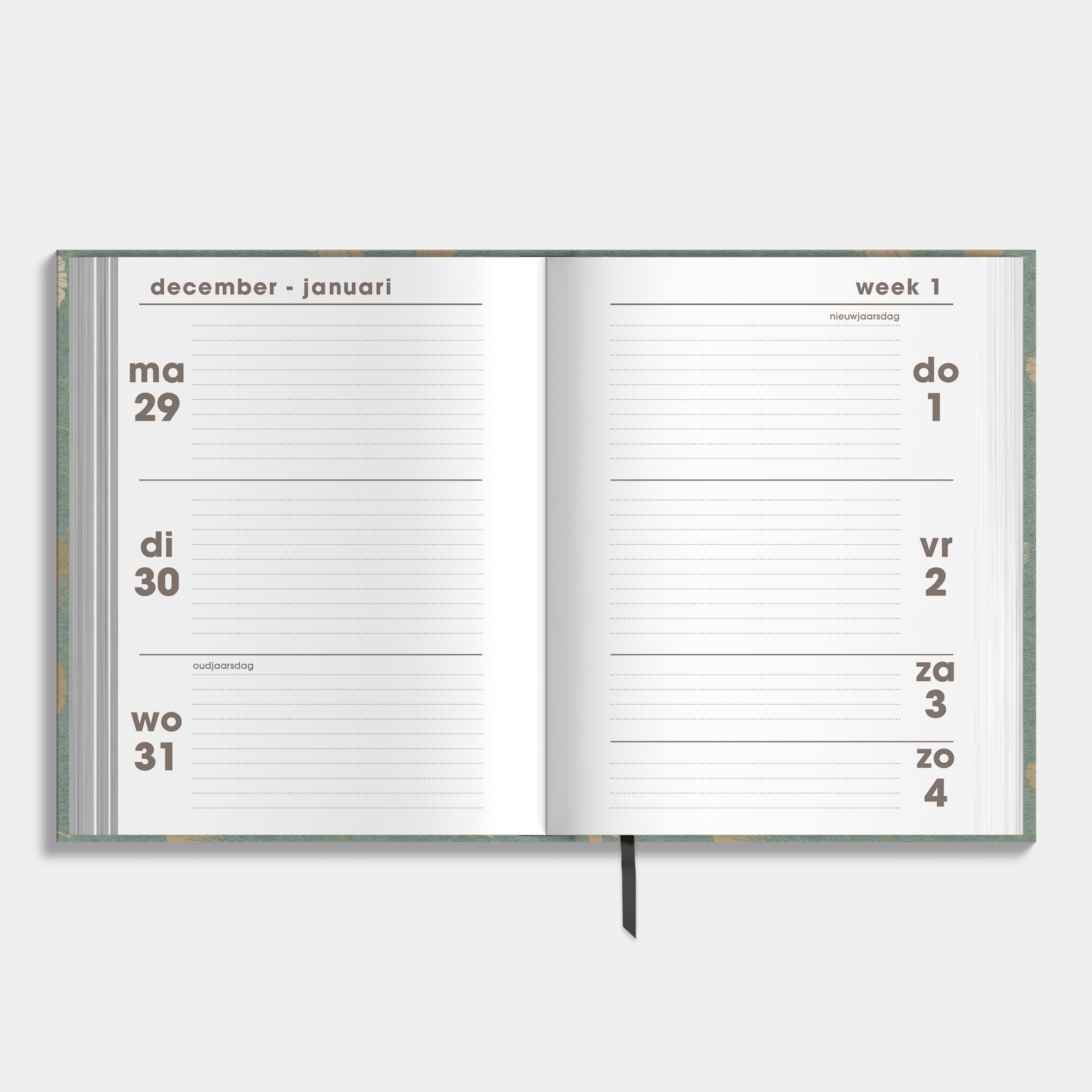 POCKET AGENDA 2026 A6 GINKGO GOUD