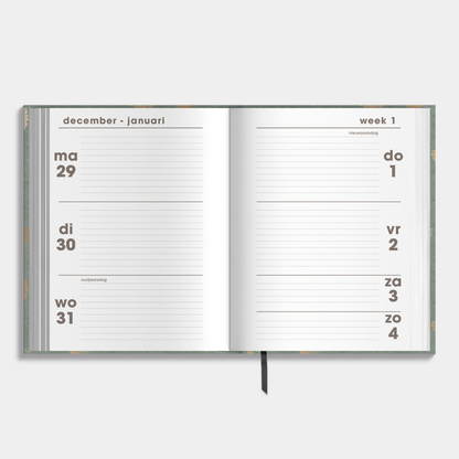POCKET AGENDA 2026 A6 GINKGO GOUD