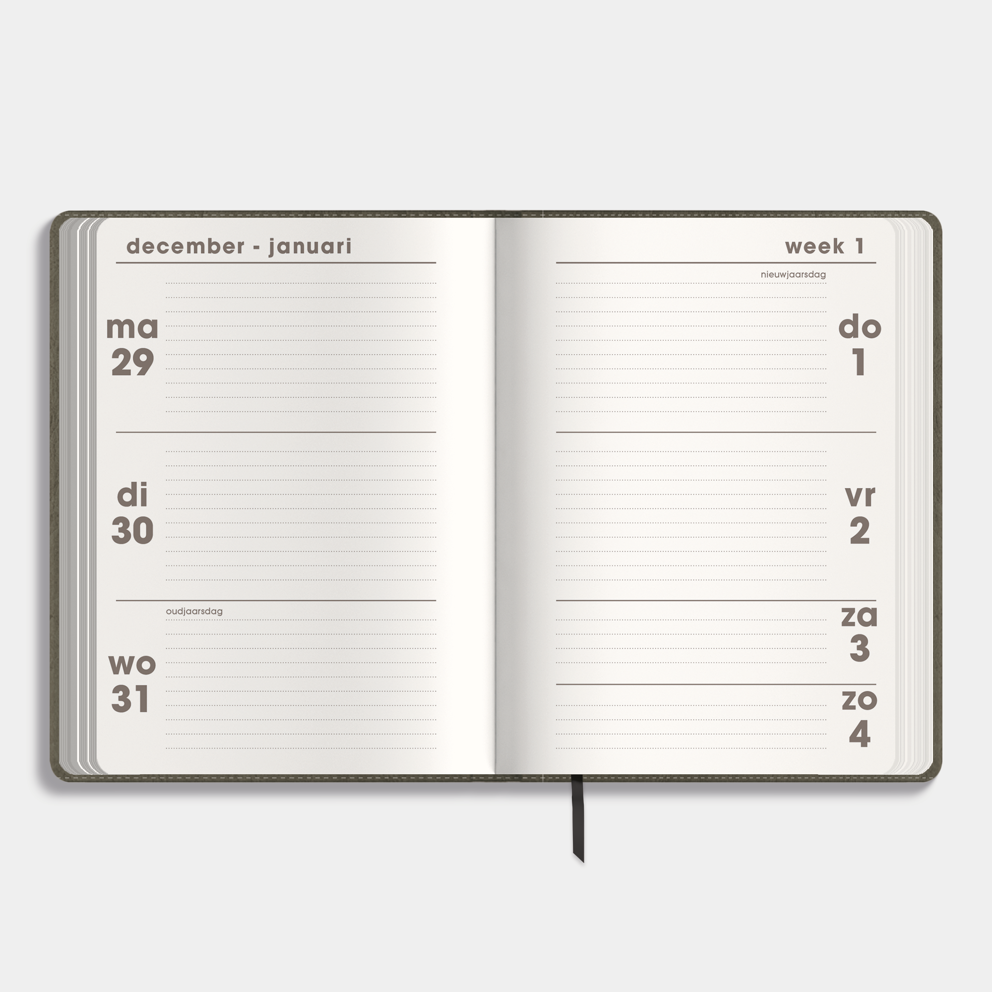 POCKET AGENDA 2026 A6 WASHED CRAFT