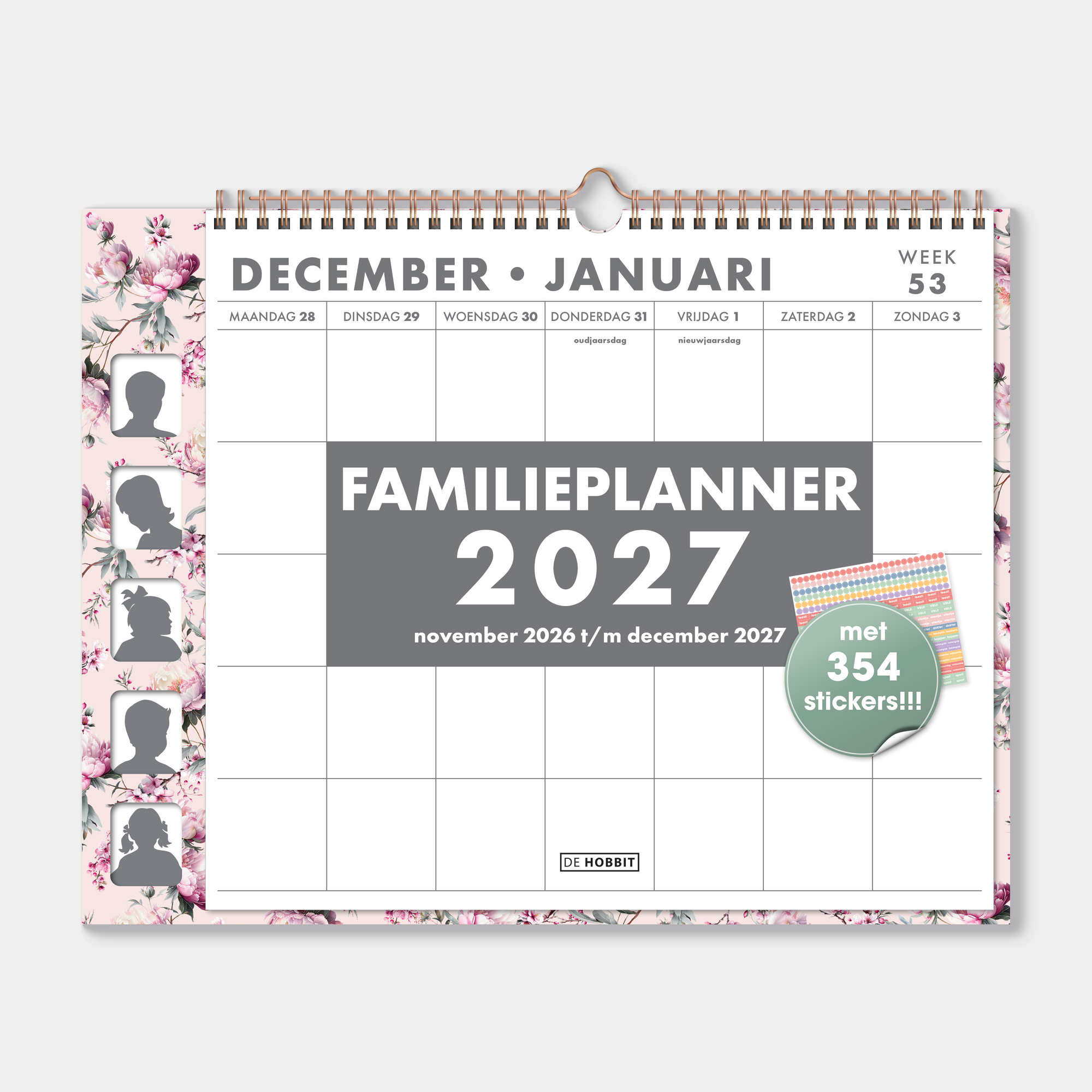 FAMILIEPLANNER 2027 ±A3 KERSENBLOESEM