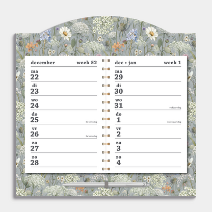 KALENDER 2026 2-WEEKS WEIDEBLOEMEN