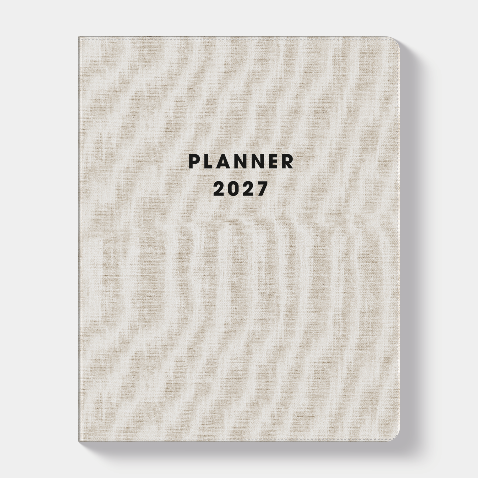 LUXE DUO AGENDA 2027 A5+ LINNEN