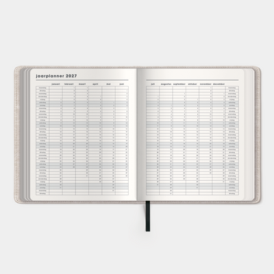 LUXE DUO AGENDA 2027 A5+ LINNEN