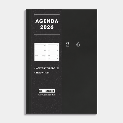 BASIC AGENDA 2026 A5 ZWART