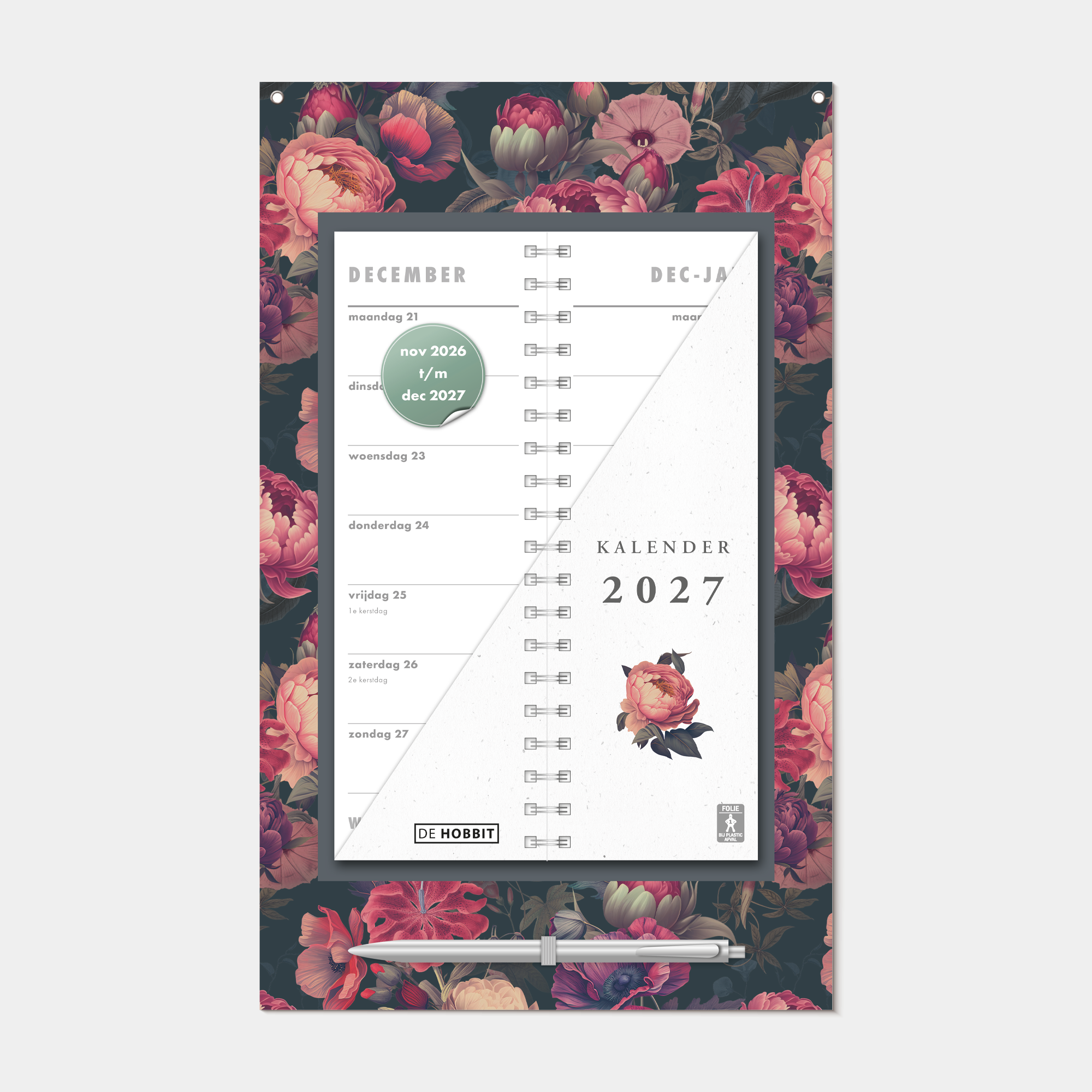 OMSLAGKALENDER 2027 BLOEM KLASSIEK