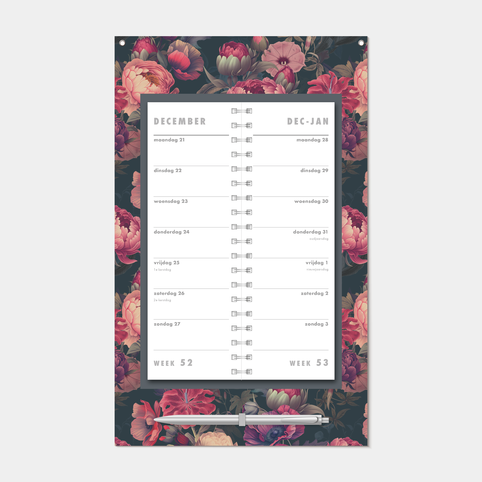 OMSLAGKALENDER 2027 BLOEM KLASSIEK