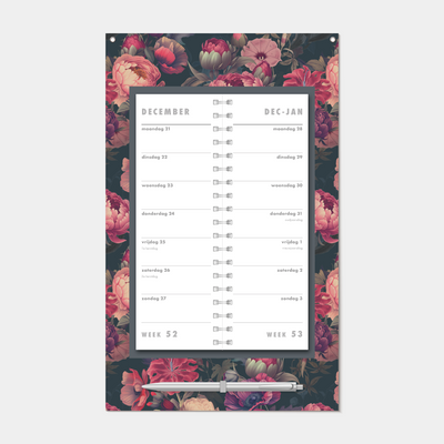 OMSLAGKALENDER 2027 BLOEM KLASSIEK