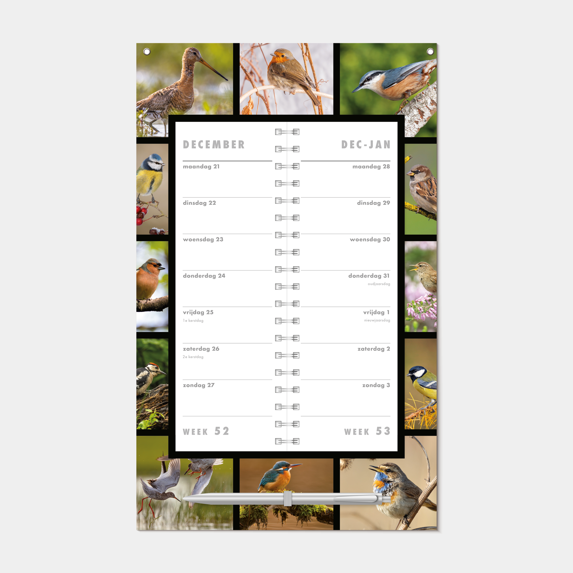 OMSLAGKALENDER 2027 VOGELS