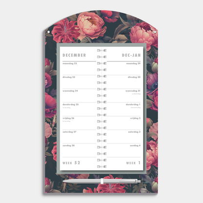 LUXE OMSLAGKALENDER 2026 KLASSIEKE ROZEN